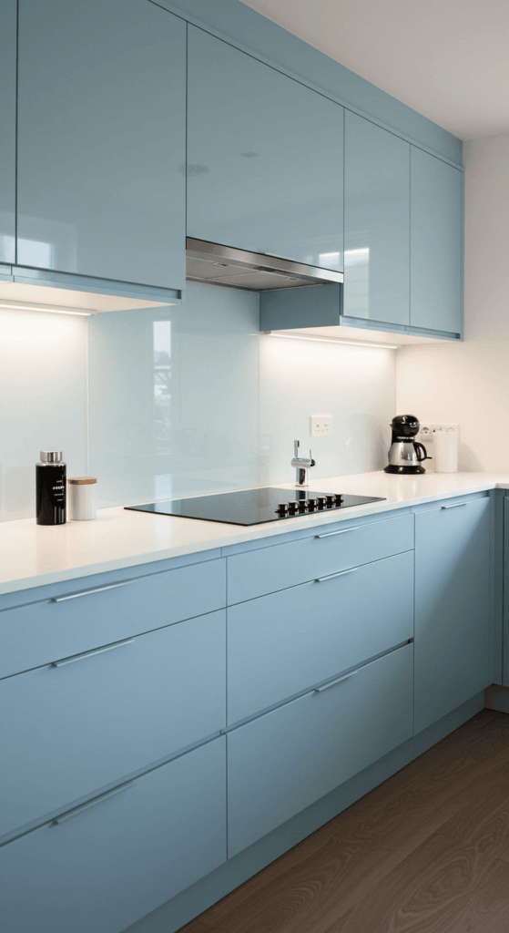 blue kitchen cabinets 16