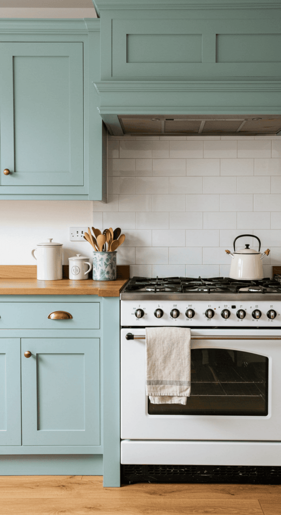 blue kitchen cabinets 18