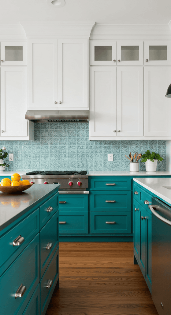 blue kitchen cabinets 4