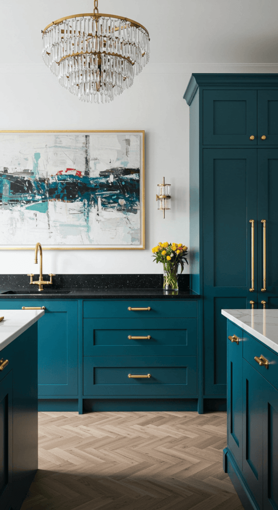 blue kitchen cabinets 8