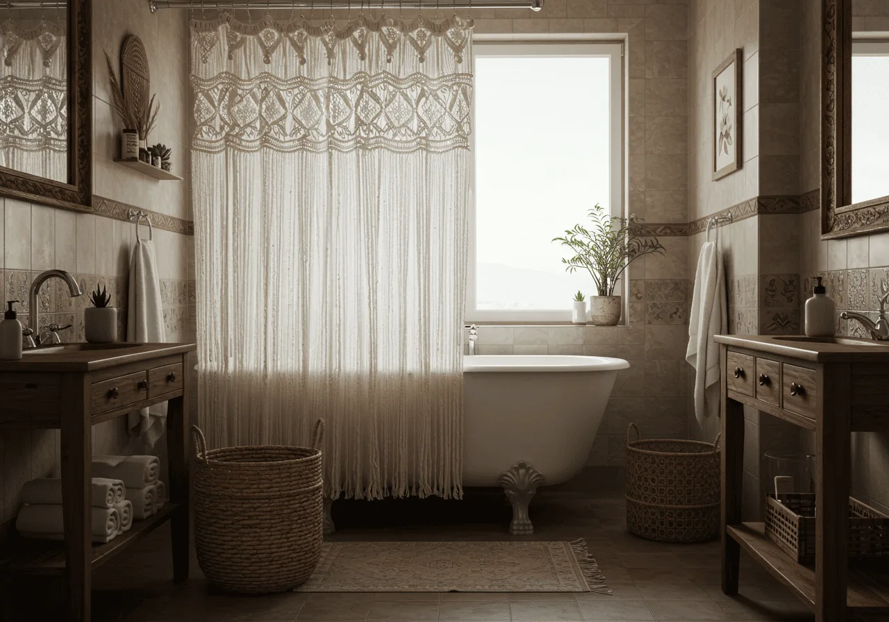 21 Boho Bathroom Ideas for a Free-Spirited Home