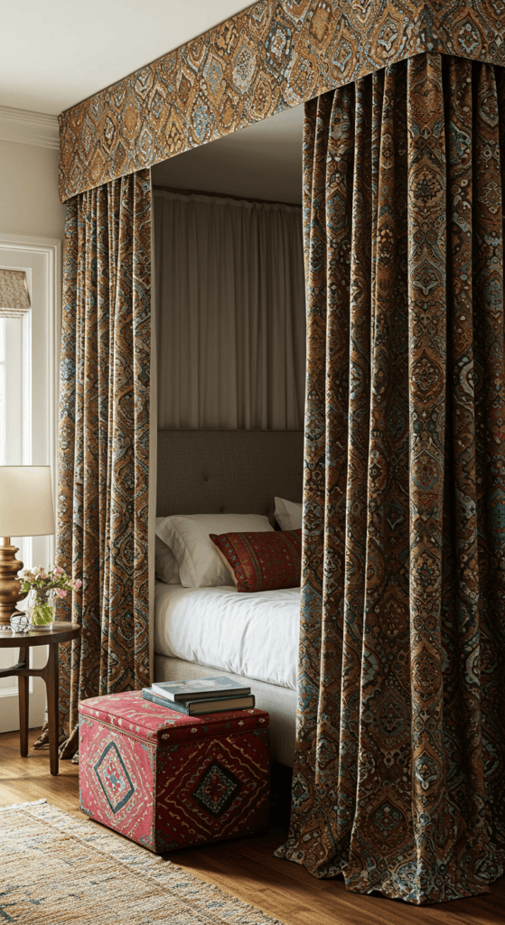 canopy bed with curtains 10