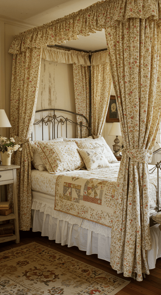 canopy bed with curtains 15