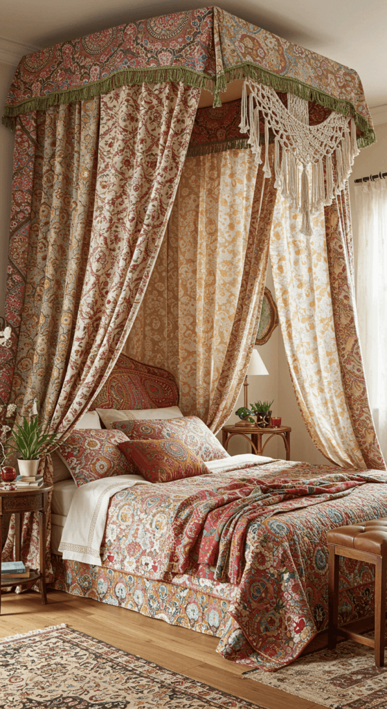 canopy bed with curtains 2