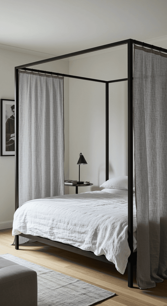 canopy bed with curtains 3