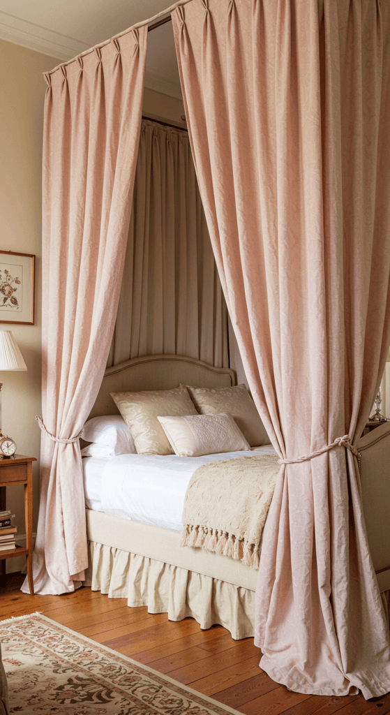 canopy bed with curtains 4