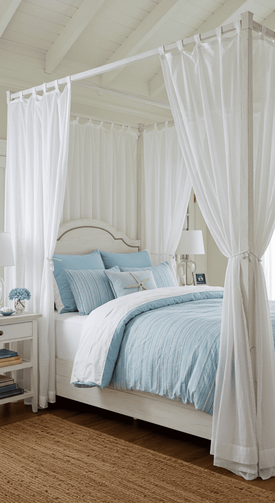 canopy bed with curtains 7