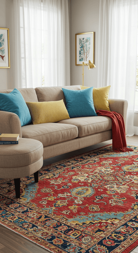 colorful living room ideas 3
