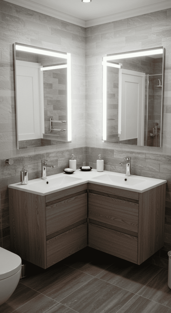 double sink bathroom vanity 8
