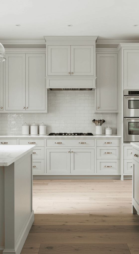 gray kitchen cabinets 1