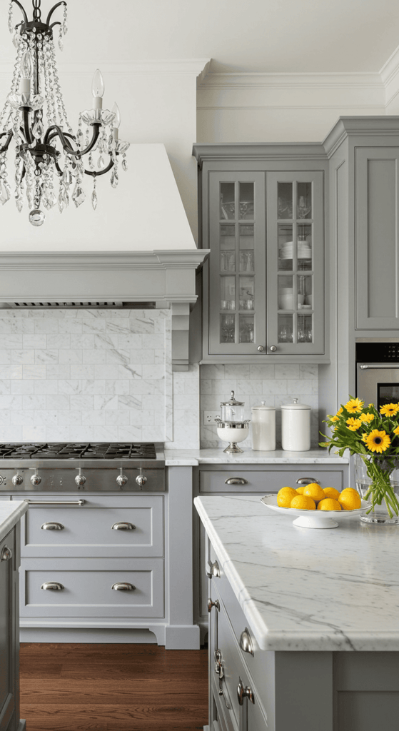 gray kitchen cabinets 10