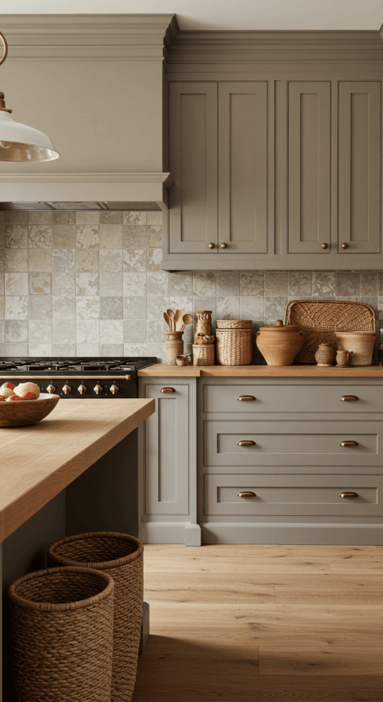 gray kitchen cabinets 12