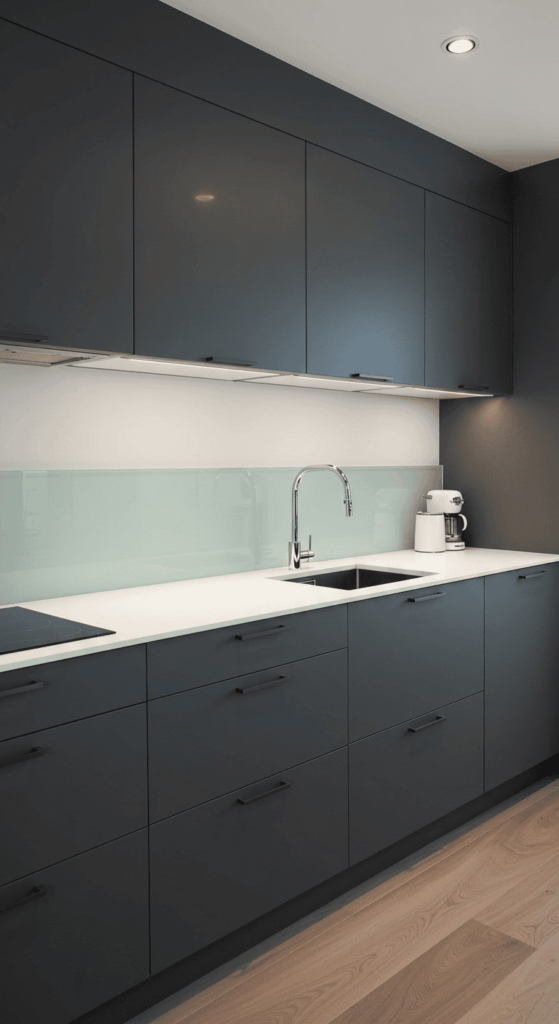gray kitchen cabinets 13