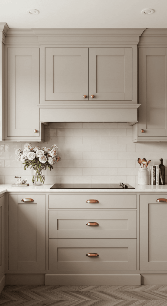 gray kitchen cabinets 19