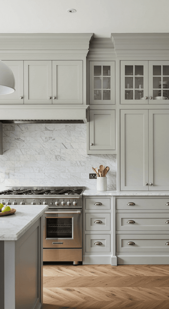gray kitchen cabinets 4