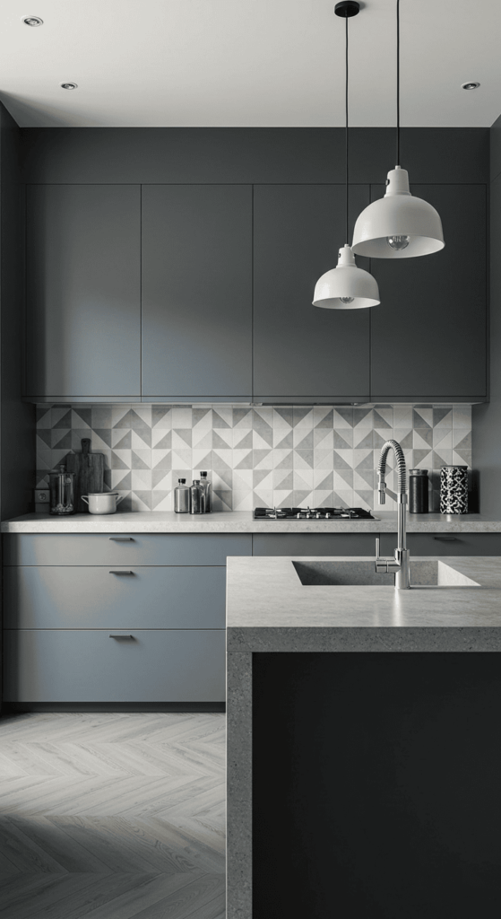 gray kitchen cabinets 6