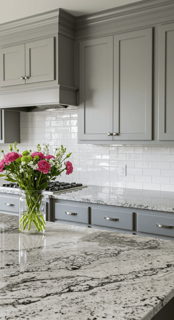 gray kitchen cabinets 7