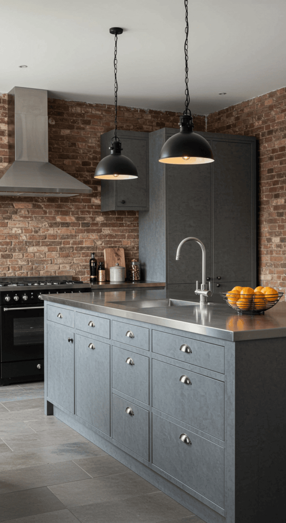 gray kitchen cabinets 9