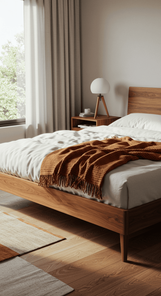 mid century modern bedroom 1