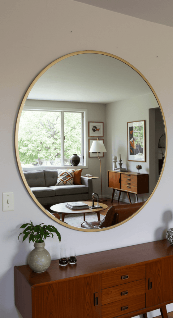 mid century modern living room 15