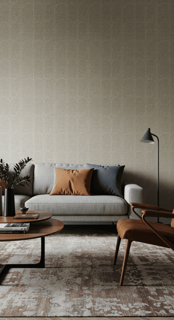 mid century modern living room 18