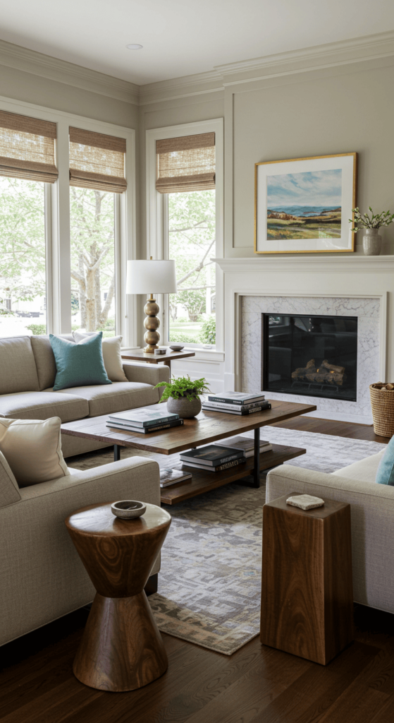 mid century modern living room 21