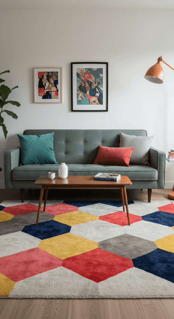 mid century modern living room 4