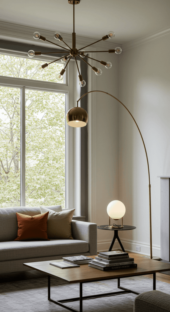 mid century modern living room 5