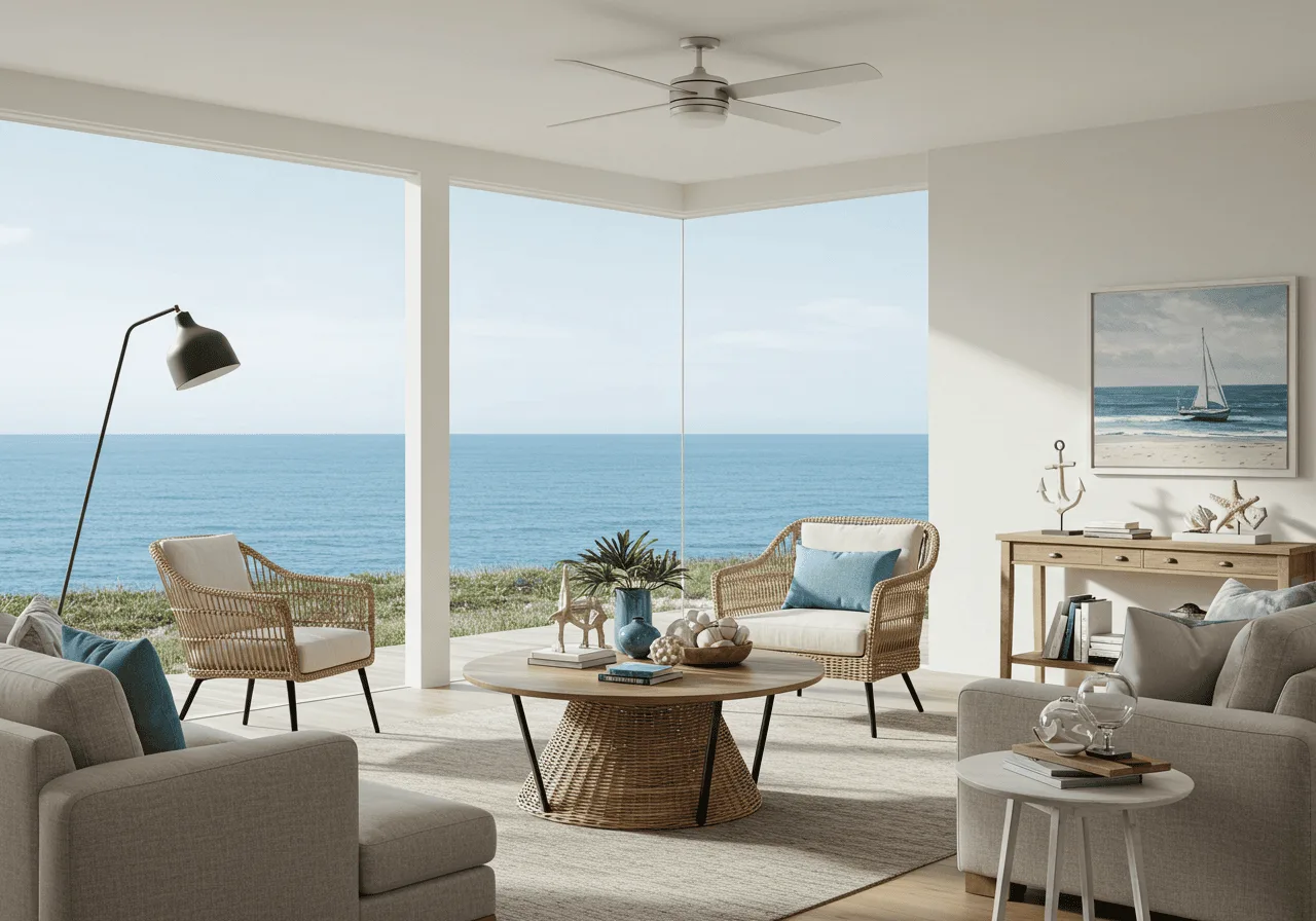 21 Breezy & Beautiful Modern Coastal Decor Ideas to Refresh Your Space