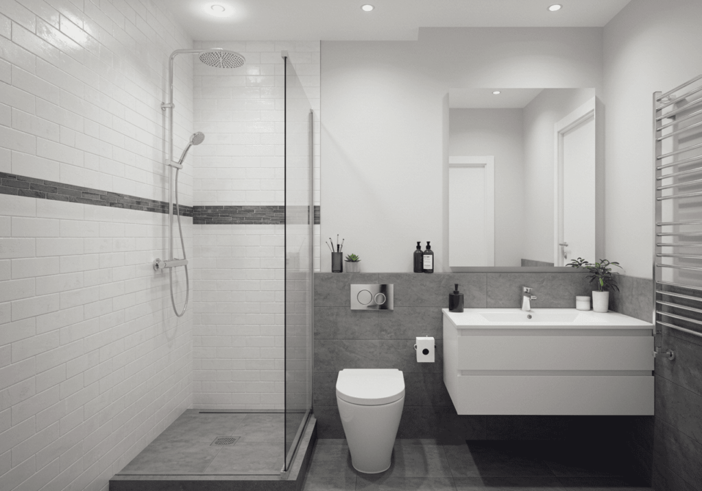 small bathroom walk in shower ideas FI