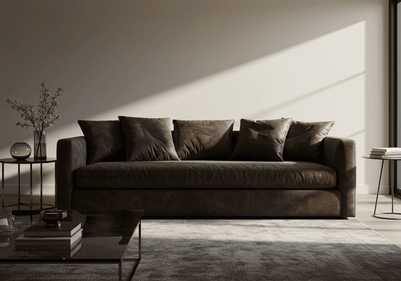 Beyond Basic Brown: 21 Inspiring Dark Brown Couch Living Room Ideas