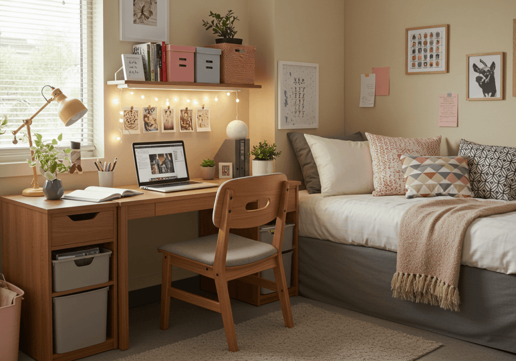 dorm room decor ideas FI