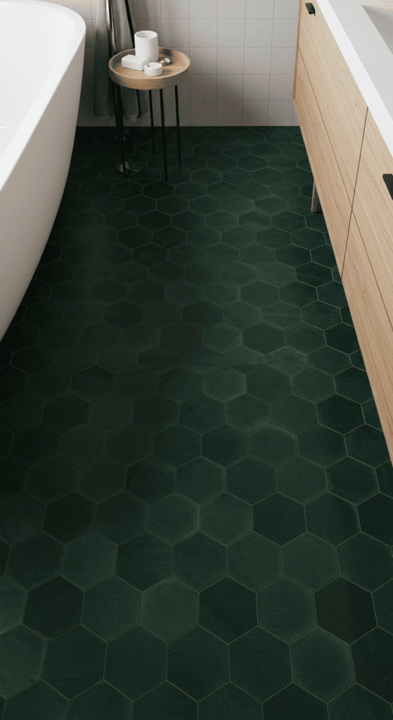 green bathroom 10