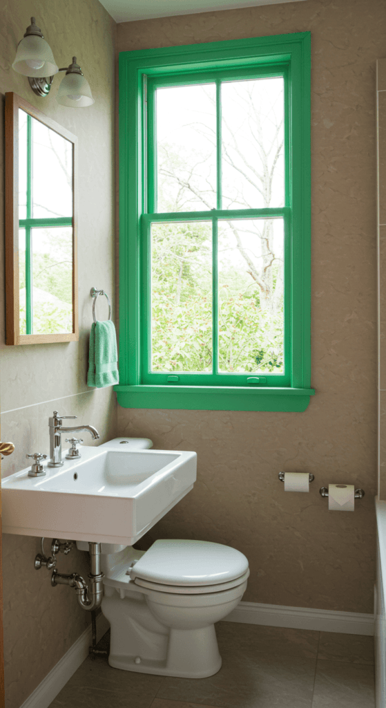 green bathroom 14