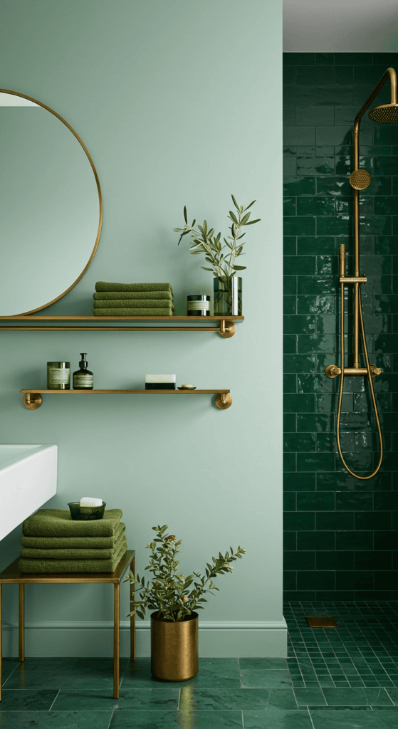 green bathroom 15