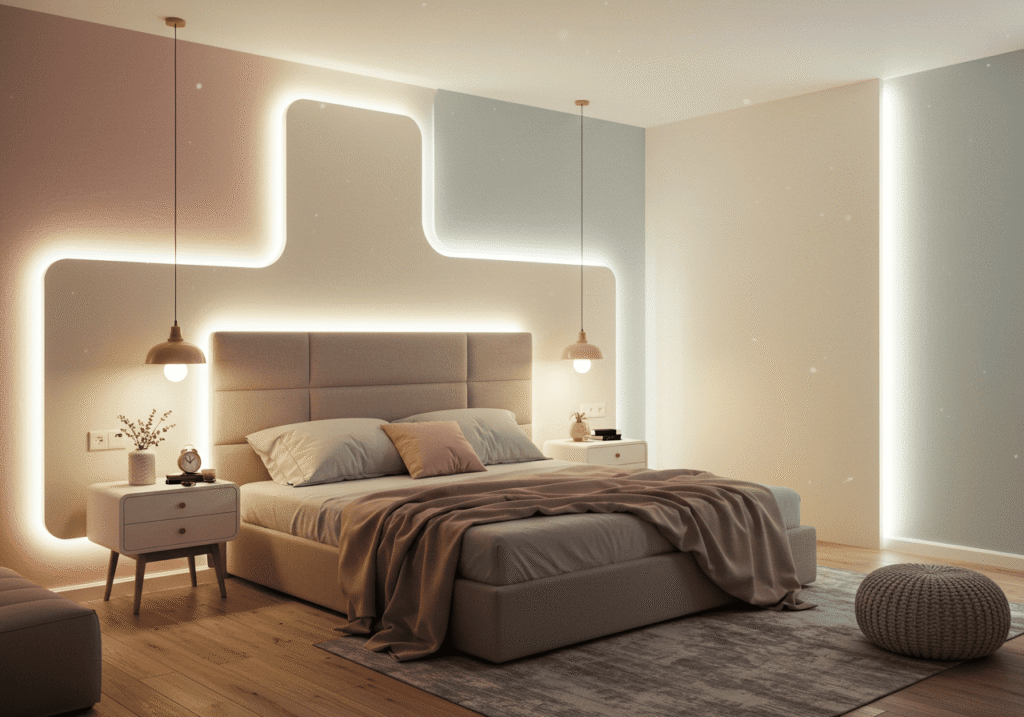 led lighting bedroom FI