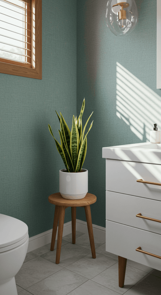 mid century modern bathroom 11