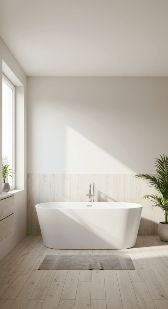 mid century modern bathroom 14