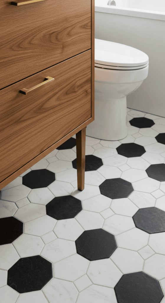 mid century modern bathroom 2