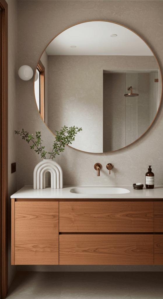 mid century modern bathroom 6