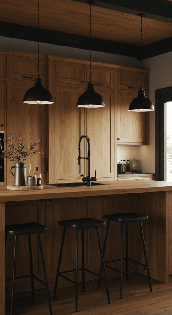 oak kitchen cabinets 11