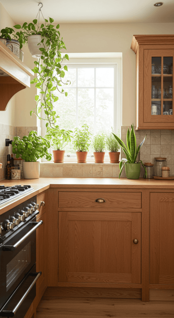oak kitchen cabinets 12