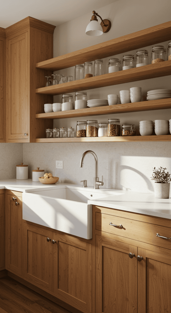 oak kitchen cabinets 6