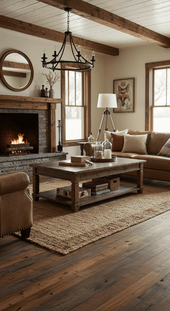 rustic living room ideas 17