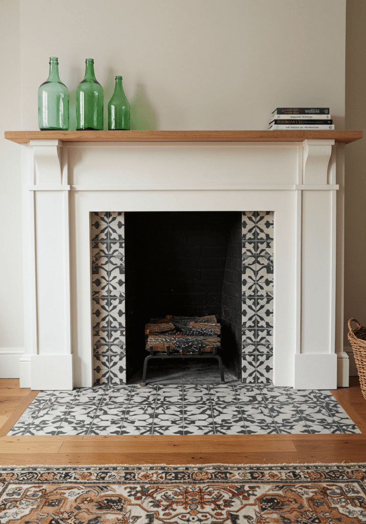 farmhouse fireplace 16