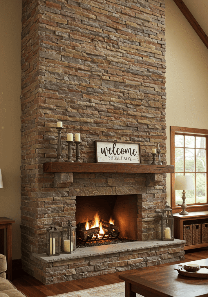 farmhouse fireplace 5