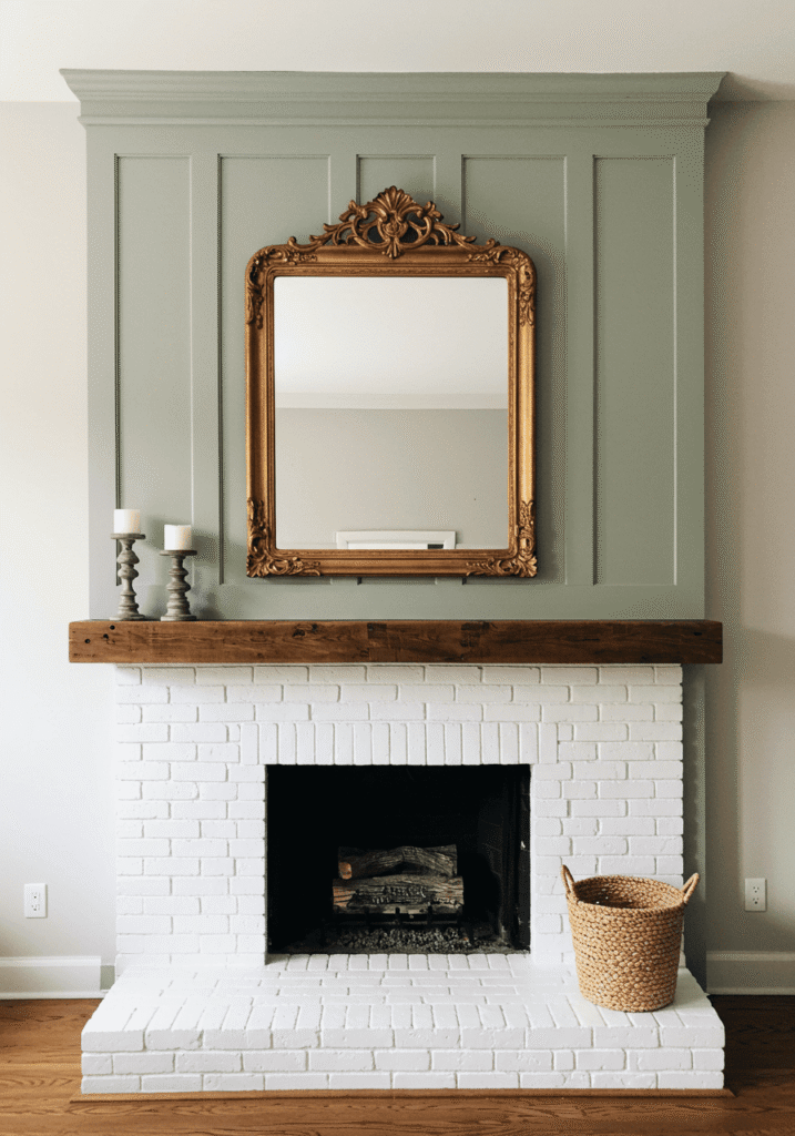 farmhouse fireplace 6