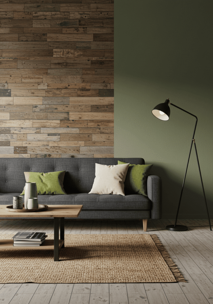 green living room ideas 15