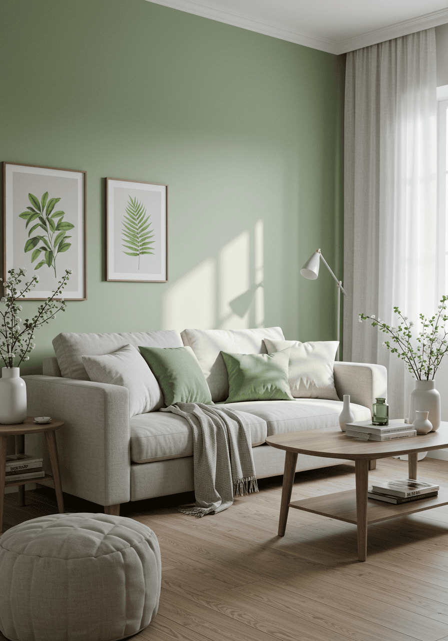 21 Gorgeous Green Living Room Ideas
