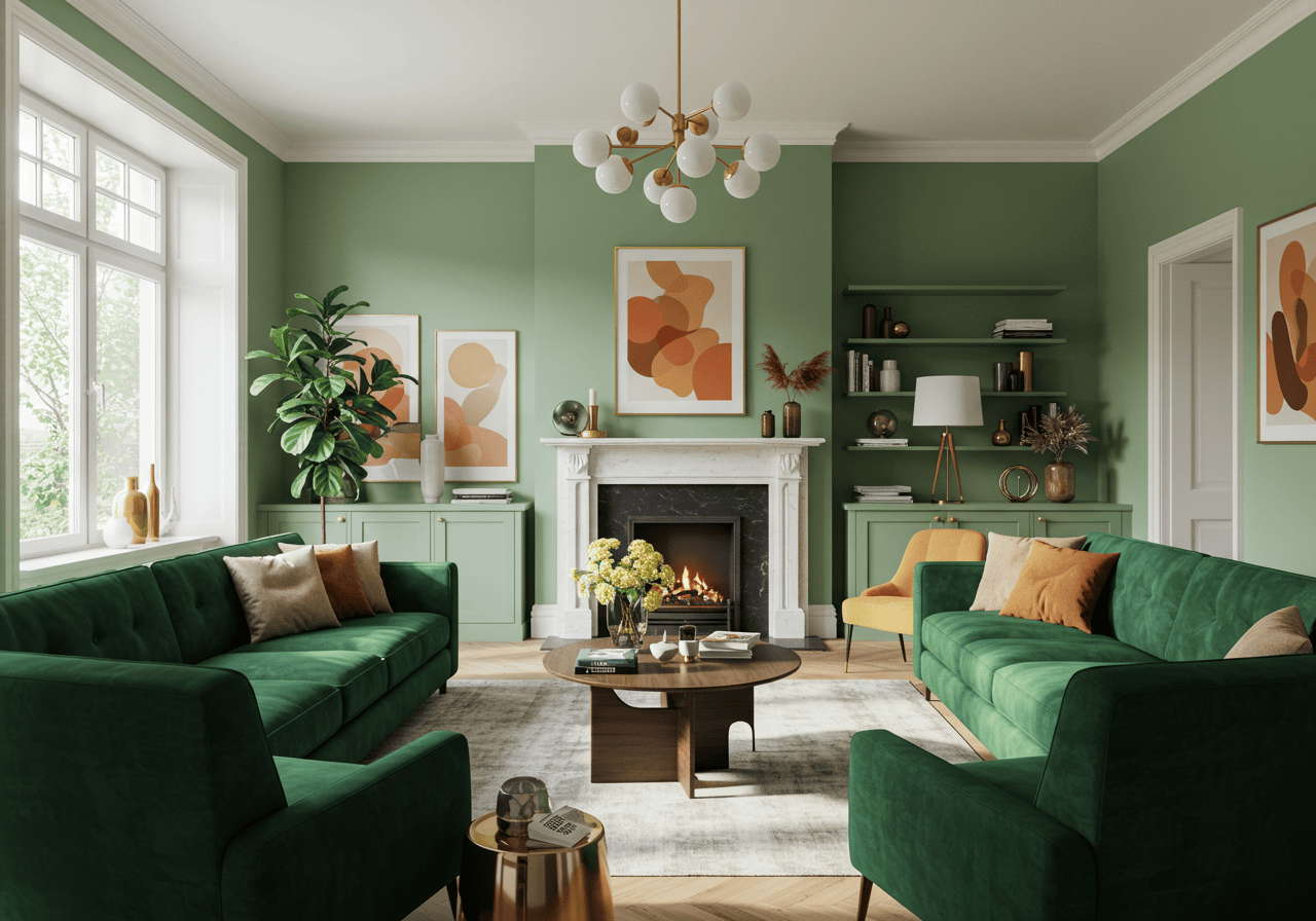 21 Gorgeous Green Living Room Ideas to Breathe New Life Into Your Space